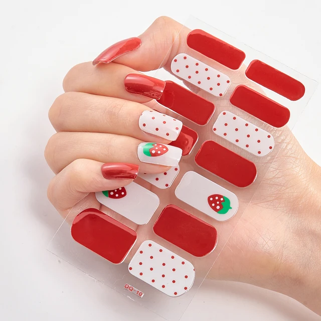 Five Sorts 0f Nail Stickers Decals Plain Stickers Nail Stickers Designer Nails Sticker Designer Nails Art Decoration Nailart DQ-10