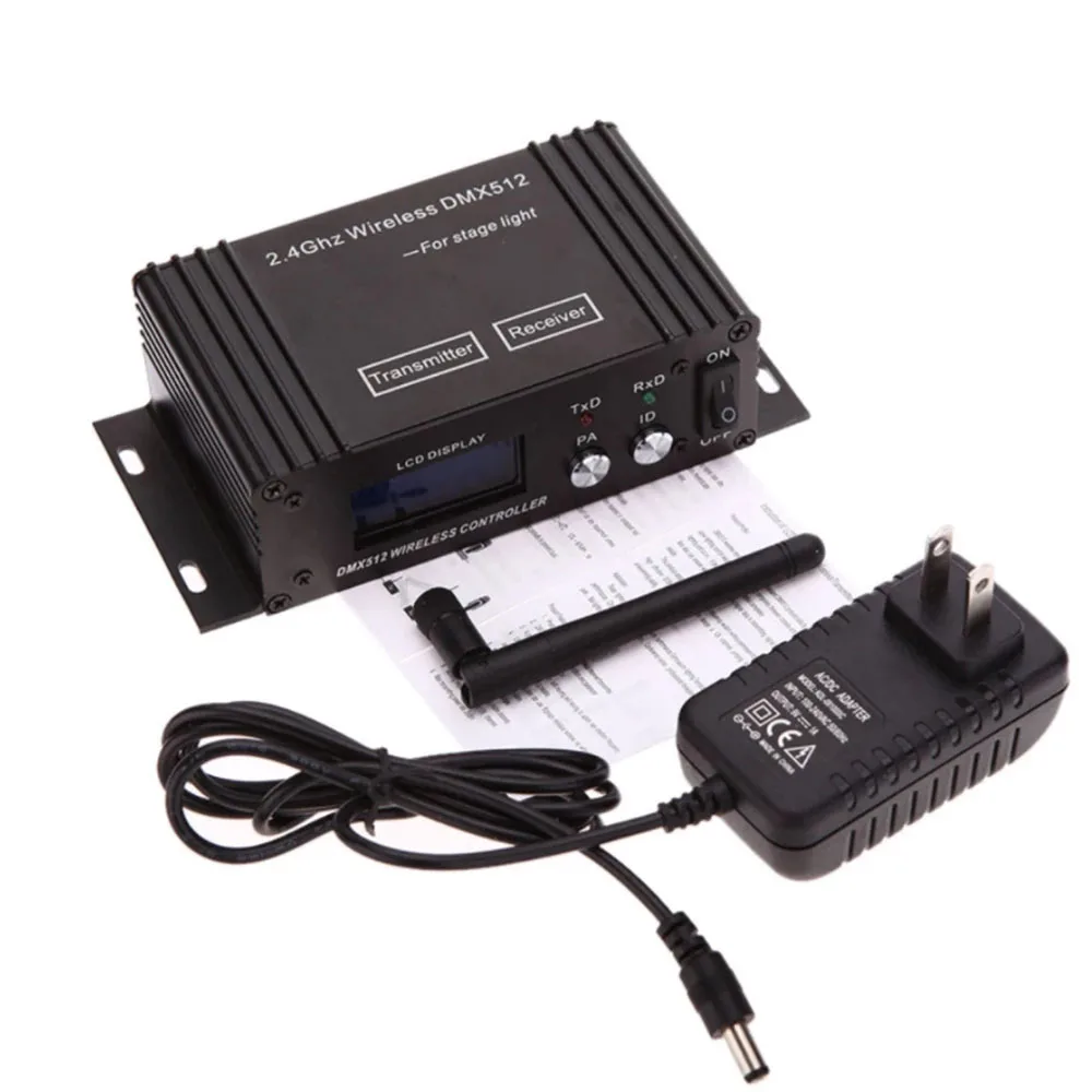 DMX Controller DMX512 ISM Dif LCD 2.4G Wireless Receiver&Transmitter for Stage Par DJ Disco Party Bar Lights Moving Heads