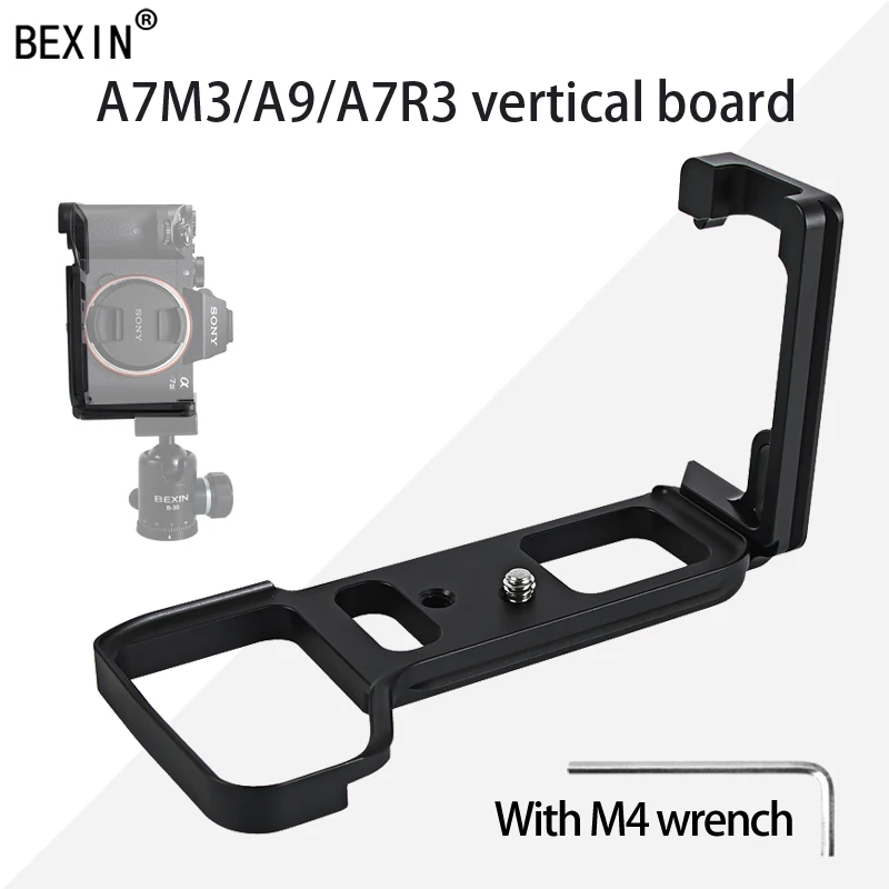 Камера с l-образным штативом, быстросъемный l-образный кронштейн, RRS, совместимый с dslr, адаптер для sony A9, a9, камера для съемки - Цвет: A7M3  L plate
