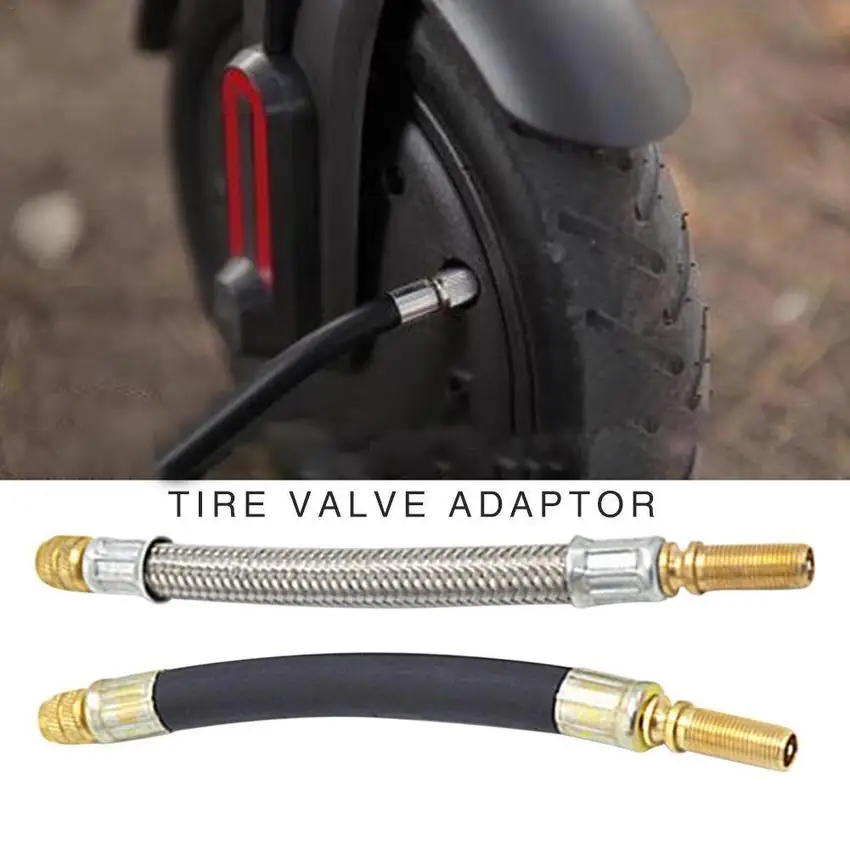 

Scooter Extension Tire Valve Adapter Air Nozzle Extender for Xiaomi Mijia M365