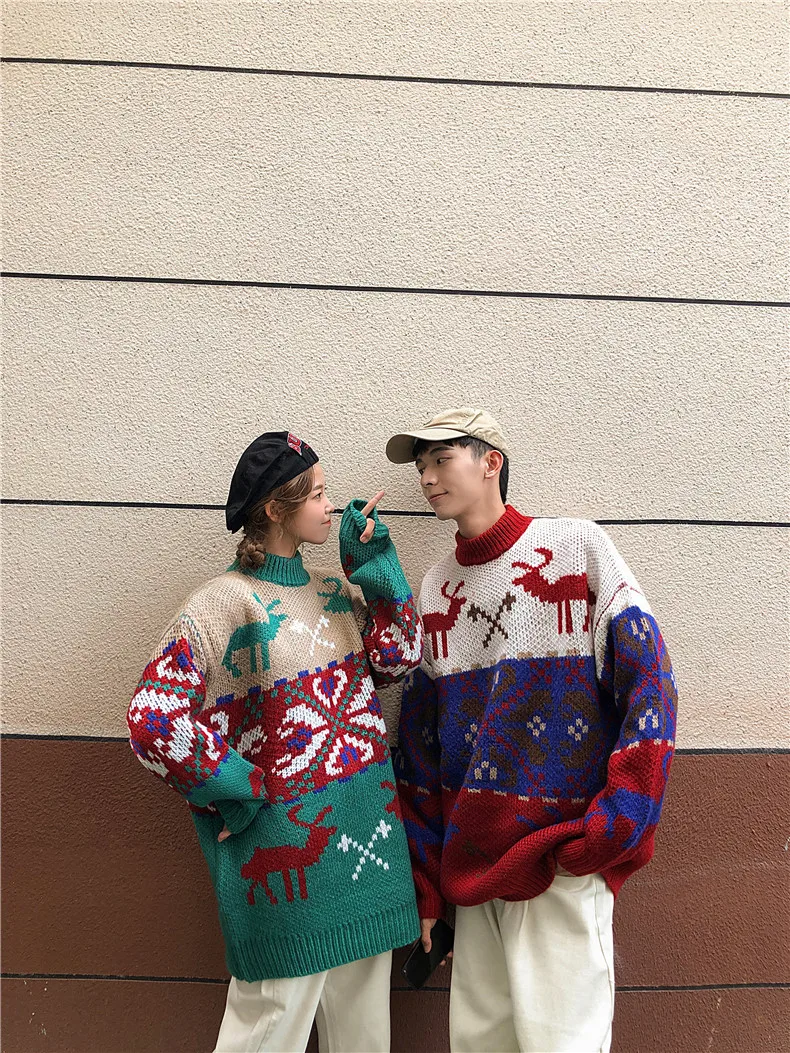 Una Reta Lover, Рождественский мужской свитер, осенний зимний винтажный пуловер с принтом, мужской свитер, Свободный Мужской свитер