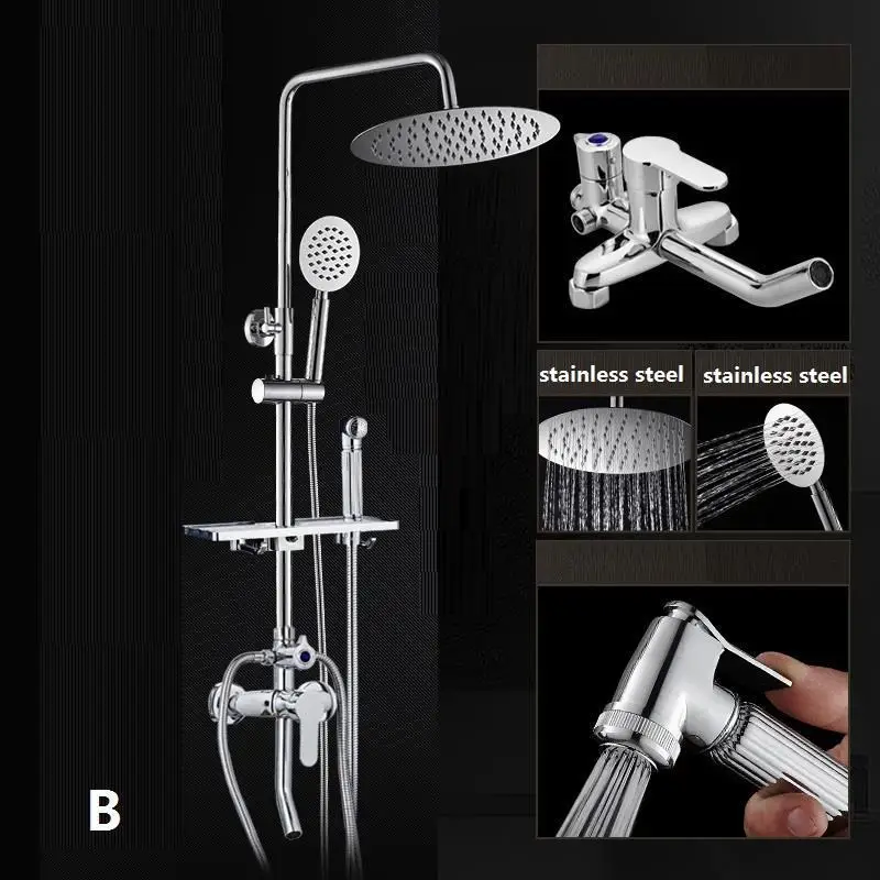 Дуще handdouche Choveiro Панель Doucheset Preto Conjunto De Duschset Piscina Ducha сделать Banheiro Chuveiro Eletrico набор для душа