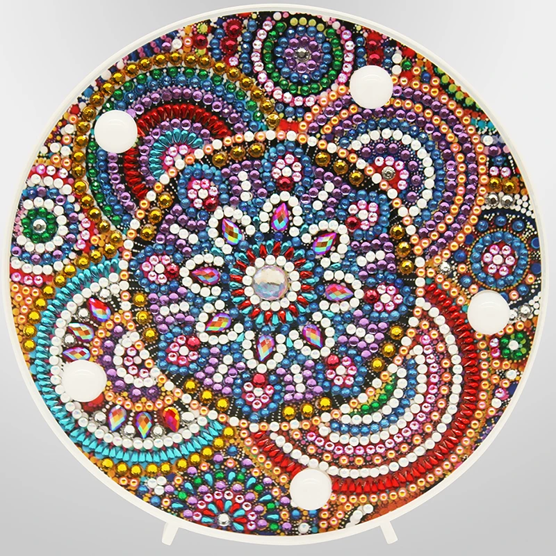 

5D DIY flowers Full Drill Diamond Painting Light Lamp Rhinestone Embroidery Special Shape Drill LED Diamond Painting Lamp