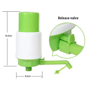 

Water Hand Press Pump For Water Dispenser Home Office Bottled Drinking Fit 1PC 4XFB