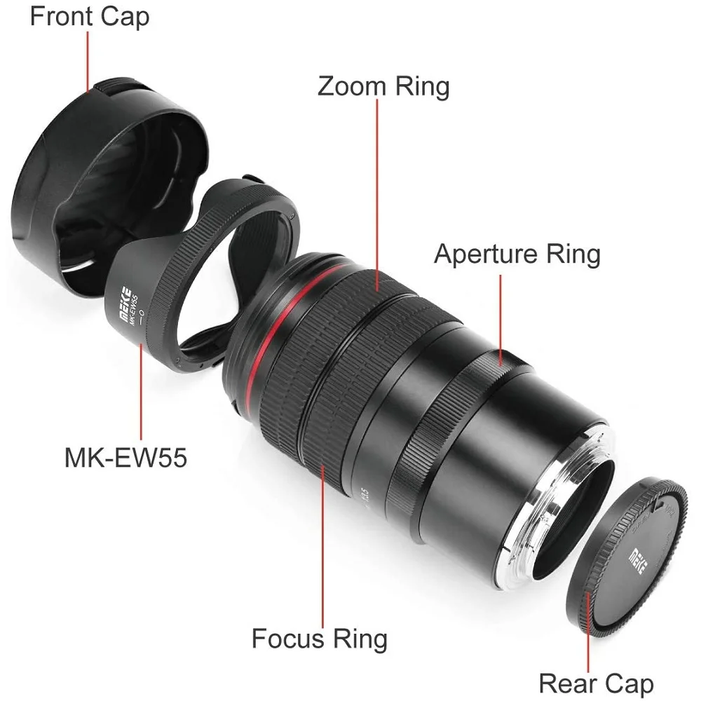 MEKE 6-11mm F3.5 Wide Angle APS-C Manual Focus Fisheye Zoom Lens Compatible with Fijifilm X-Mount Mirrorless Camera X-T3 X-T100 X-Pro2 X-E3 X-T1 X-T2 X-T10 X-T4 X-T20 X-A2 X-E2 X-E1 X30 X70 XPro1,etc 