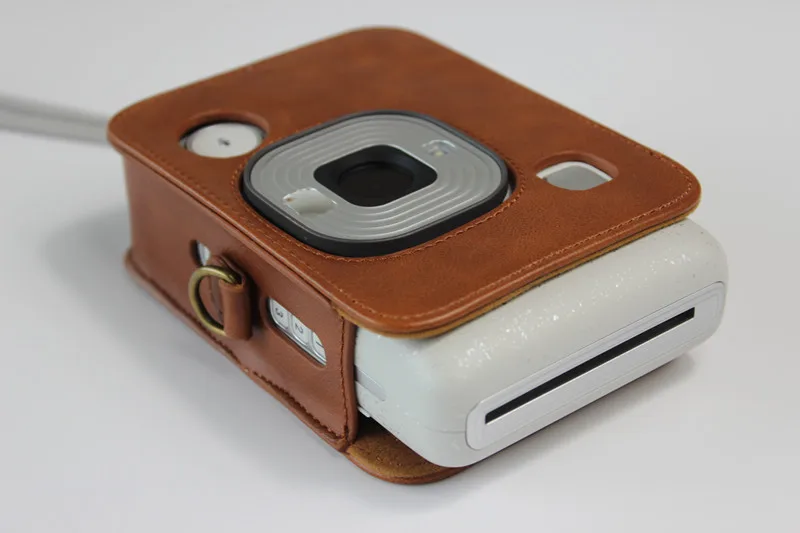 PU кожаный чехол для портативной камеры для FUJIFILM Fuji Instax Mini LiPlay сумка для цифровых устрйоств набор с плечевым ремнем