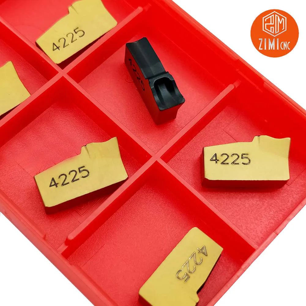 10pcs N151.2-400-4E 4225 Carbide Insert N151.2-400-4E 4mm Slotted Blade CNC Lathe Blade Metal Cutting Tool Turning tool insert