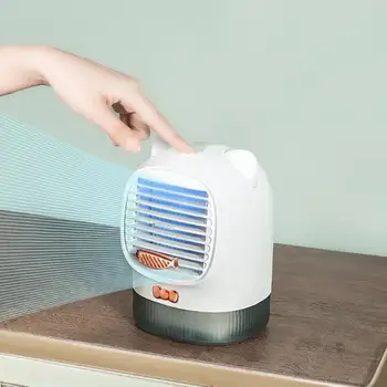 

Portable Lucky Cat USB LED Air Conditioner UV Disinfection Humidifier Cooler Fan Air Conditioner Multi-function Humidifier 2020