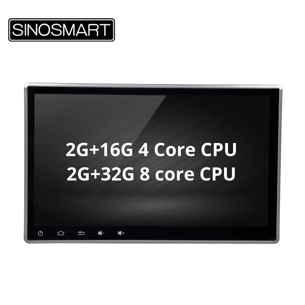 SINOSMART универсальная модель 2 DIN 4/8 Core процессор Android 8,1 2G/4G ram Автомобильная dvd-навигационная система плеер Canbus опционально