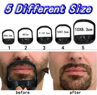 5 pz/set uomini barba strumento per lo Styling uomini barba capra modello di rasatura barba rasatura cura del viso modellazione toelettatura regalo per il marito