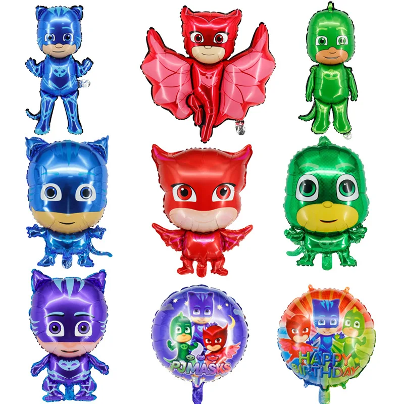 Маски Pj воздушный шар украшение для детского дня рождения образец детская