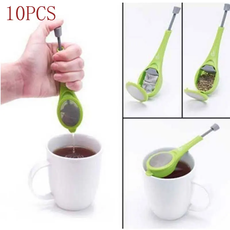 

10PCS Silicone Tea Infuser Reusable Healthy Tea Bags Tea Diffuser Tea Filter Strainers Kitchen Accessories