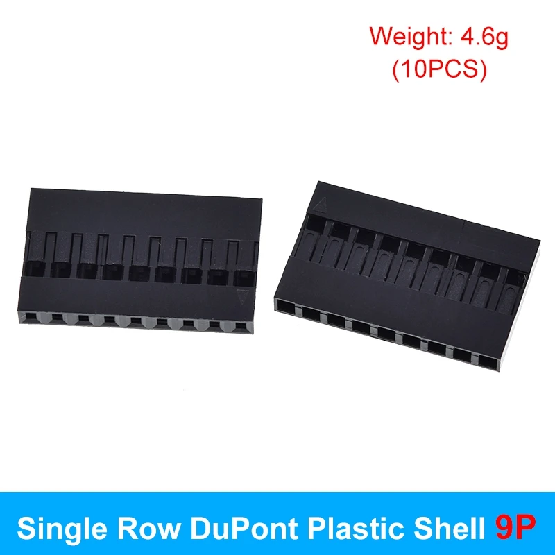 Für DuPont-Draht-Kunststoffgehäuse, 2,54 mm, zweireihig, für DuPont-Drahtverbinder, 2P/3P/4P/5P/6P/7P/8P/9P/10P, 2 x 4 Pins/2 x 5-poliges Gehäuse – Detail 20