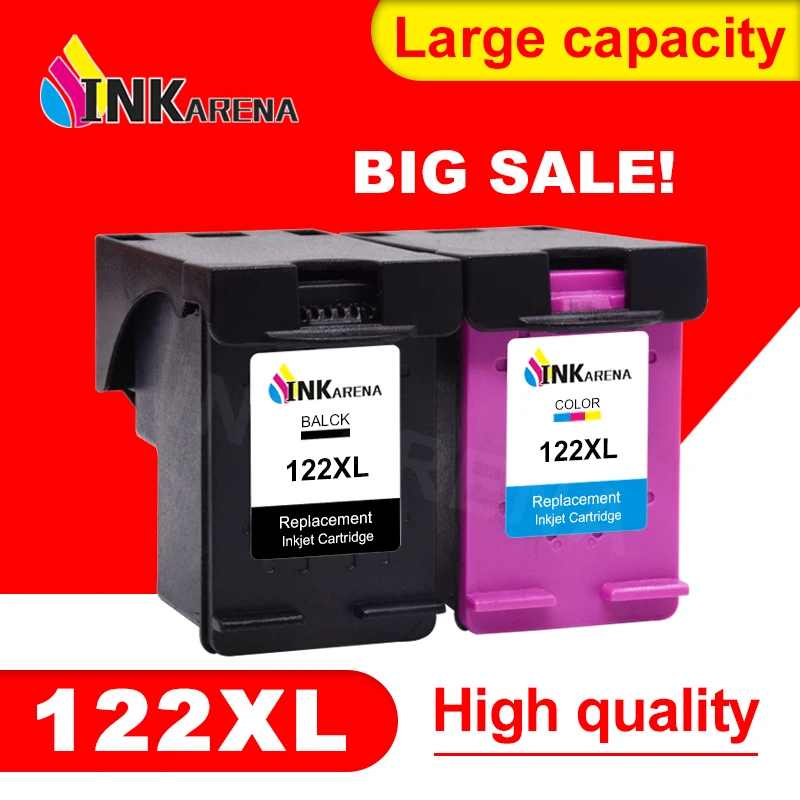

INKARENA 122XL Ink Cartridge for hp 122 xl hp122 Cartridge for hp Deskjet 1000 1050 1510 2000 2050 2540 3000 3050 1050A printer