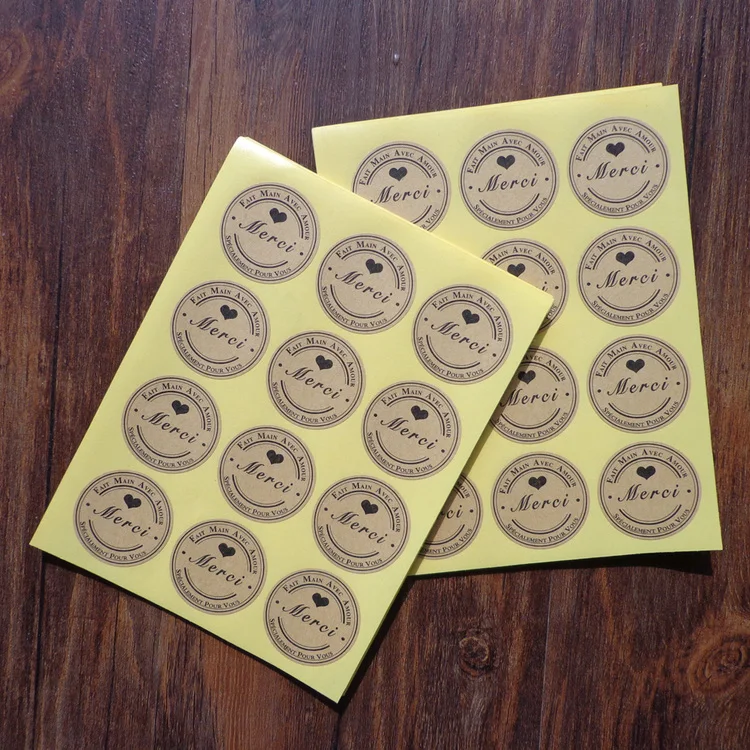 kraft paper sticker  (4)