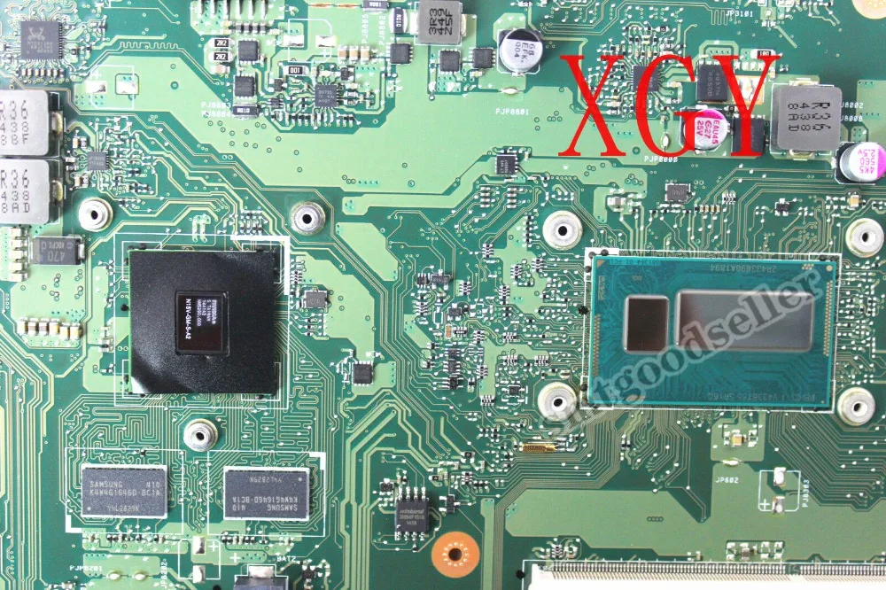Для Asus X756UAK X756U X756UA X756UWK X756UX материнская плата i7-6500U Процессор DDR3 Тесты ОК