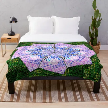 

Soft Blanket for Bed Sherpa Flannel Fleece Blanket Home Travel Sofa Soft Throw Blanket Root Humanity Bar And Qr Code Combo 3 Spl