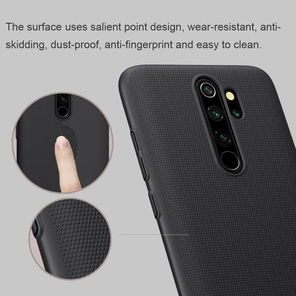 Nillkin для Xiaomi Redmi Note 8 7 Pro чехол матовый щит Жесткий ПК полный телефон сумка чехол на Redmi Note8 Note7 Pro Shell