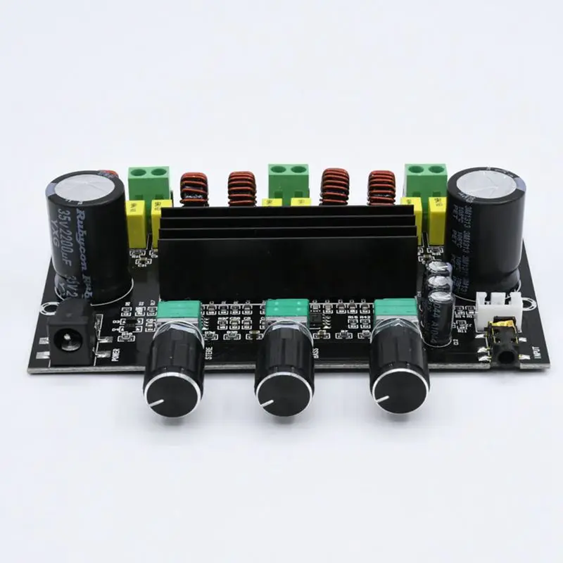 XH-M573 TPA3116D2 80 Вт+ 80 Вт+ 100 Вт 2,1 канальный TPA3116 цифровой усилитель мощности доска бас сабвуфер усилитель