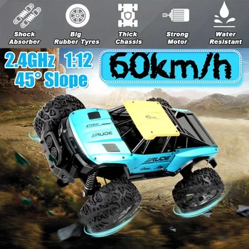 

1:12 60Km/h RC Remote Control Car High Speed RC Electric Monster Truck Off Road Vehicle RC Cars Gifts toys For Children Kids