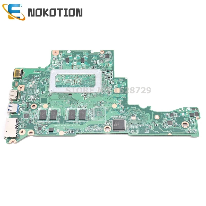 NOKOTION для acer aspire A315 A315-51 Материнская плата ноутбука DA0ZAVMB8G0 NBGNP1100A SR2UW I3-6006U Процессор 8 Гб Оперативная память DDR4