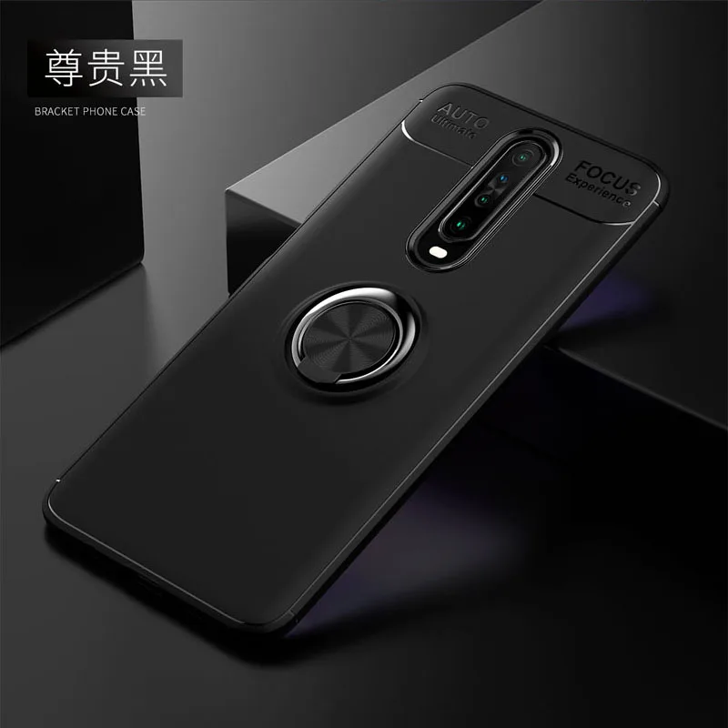 360 чехол-кольцо для Xiao mi Red mi K30 K20 Pro mi 9T Pro mi 9T чехол Вращающийся матовый мягкий силиконовый магнитный держатель из ТПУ