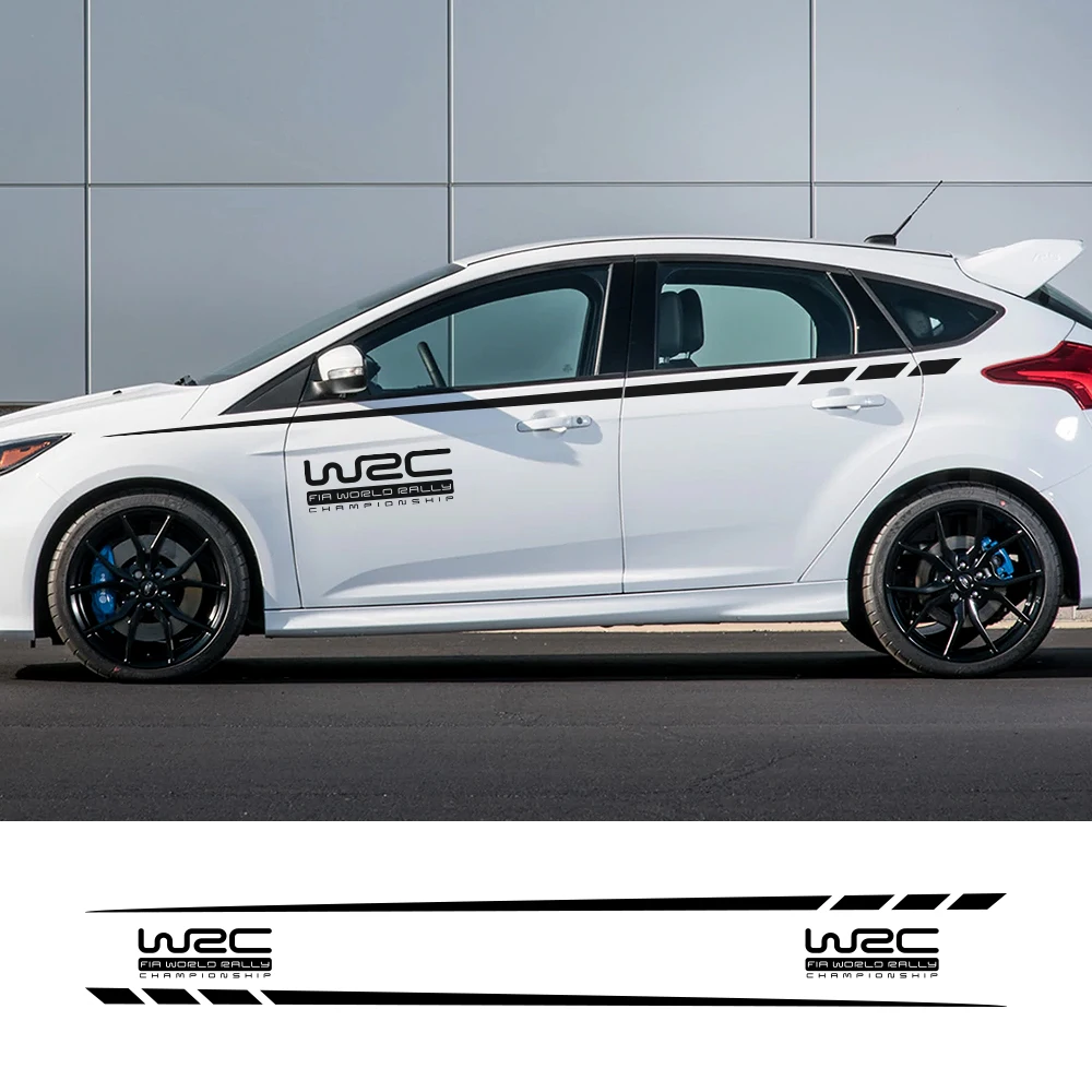 Наклейка для автомобиля WRC 2 шт. Виниловая наклейка Ford Focus 3 1 MK2 MK3 MK1|Наклейки на