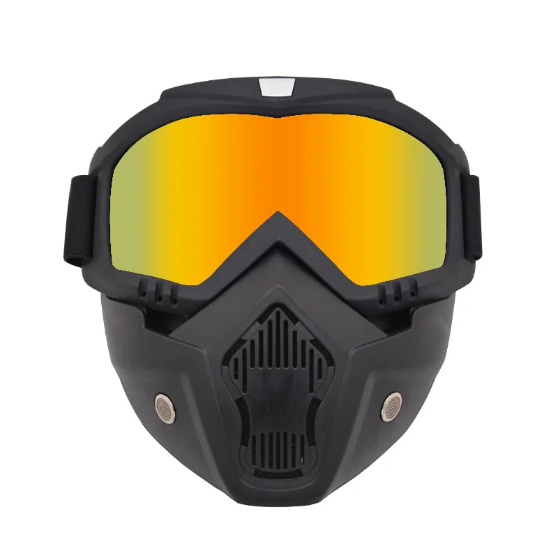 Windproof UV400 Ski Goggles with Removable Mask Winter Snow Sports Skiing Glasses Outdoor Snowboard Snowmobile Eyewear | Спорт и