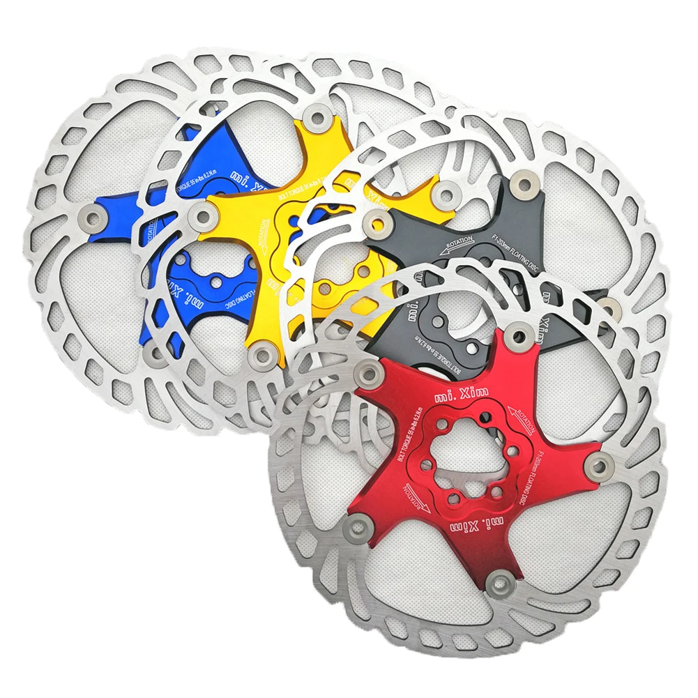 Bicycle 203mm Disc Brake Rotors Floating 44mm Standard 6 Holes 203mm