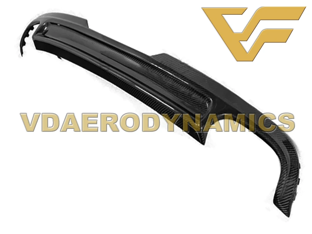 Подходит для 08-14 Audi TT TTS VAD-S из углеродного волокна передний губной разветвитель задний губной диффузор Бампер Комплект-2 стиля на выбор