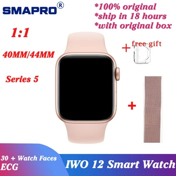 

Watch 5 IWO 12 PRO Bluetooth Smart Watch 1:1 SmartWatch 40mm 44mm Case for Apple Android phone Heart Rate PK IWO MAX 13