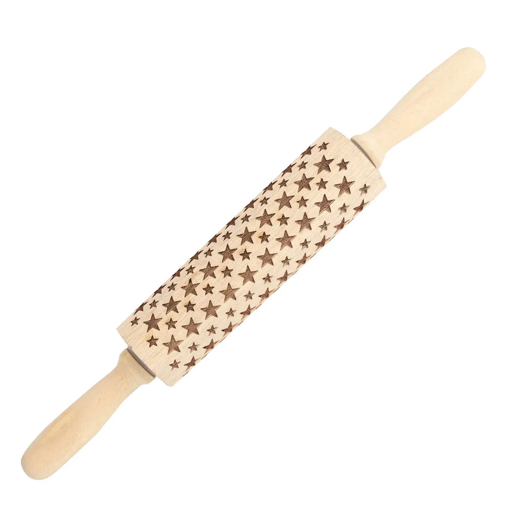 Скалка деревянная скалка для теста ролик Bakng плесень резьба по дереву инструменты вечерние DIY печенье