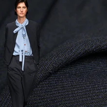 Красный малиновый темно-синий саржевая камвольная шерстяная ткань шерстяные материалы для одежды зимние женские Ovecoat швейная ткань