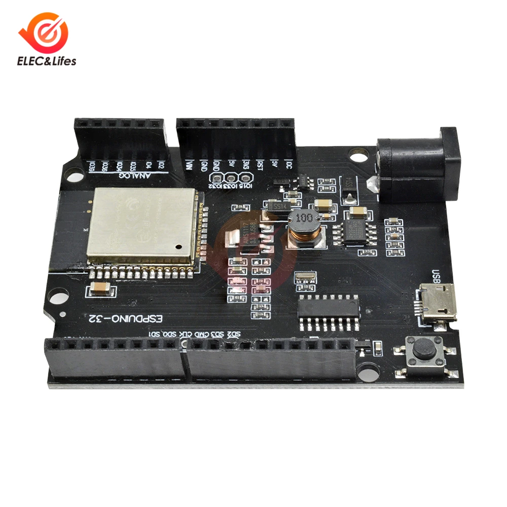 Для Wemos CH340 TTGO UNO D1 R32 Mini ESP32 ESP-32 wifi Bluetooth макетная плата DC 5-12 В для Arduino UNO R3 с Micro USB