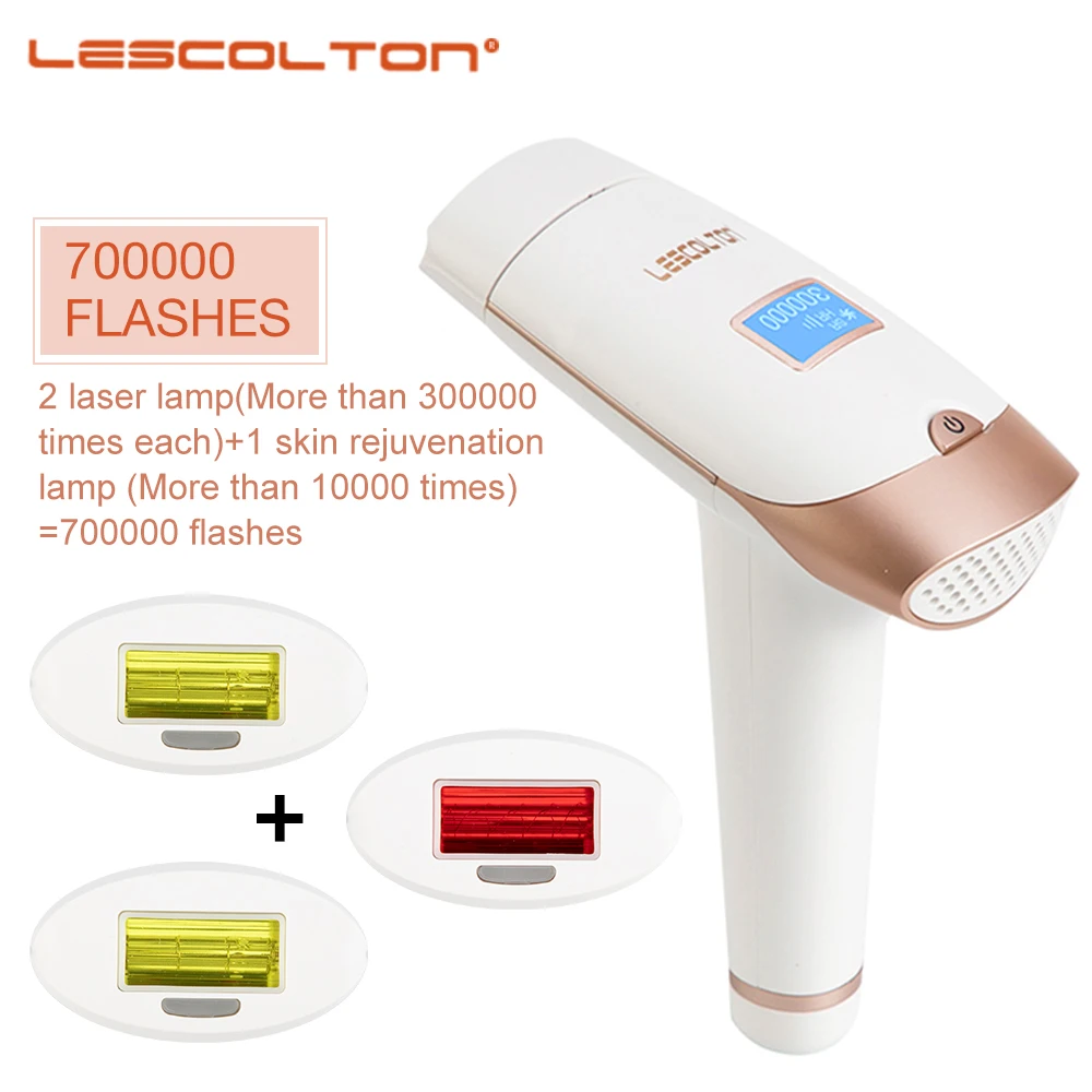 Эпилятор лазерный LESCOLTON IPL 2 в 1 700000 импульсов с ЖК дисплеем|Эпиляторы| |