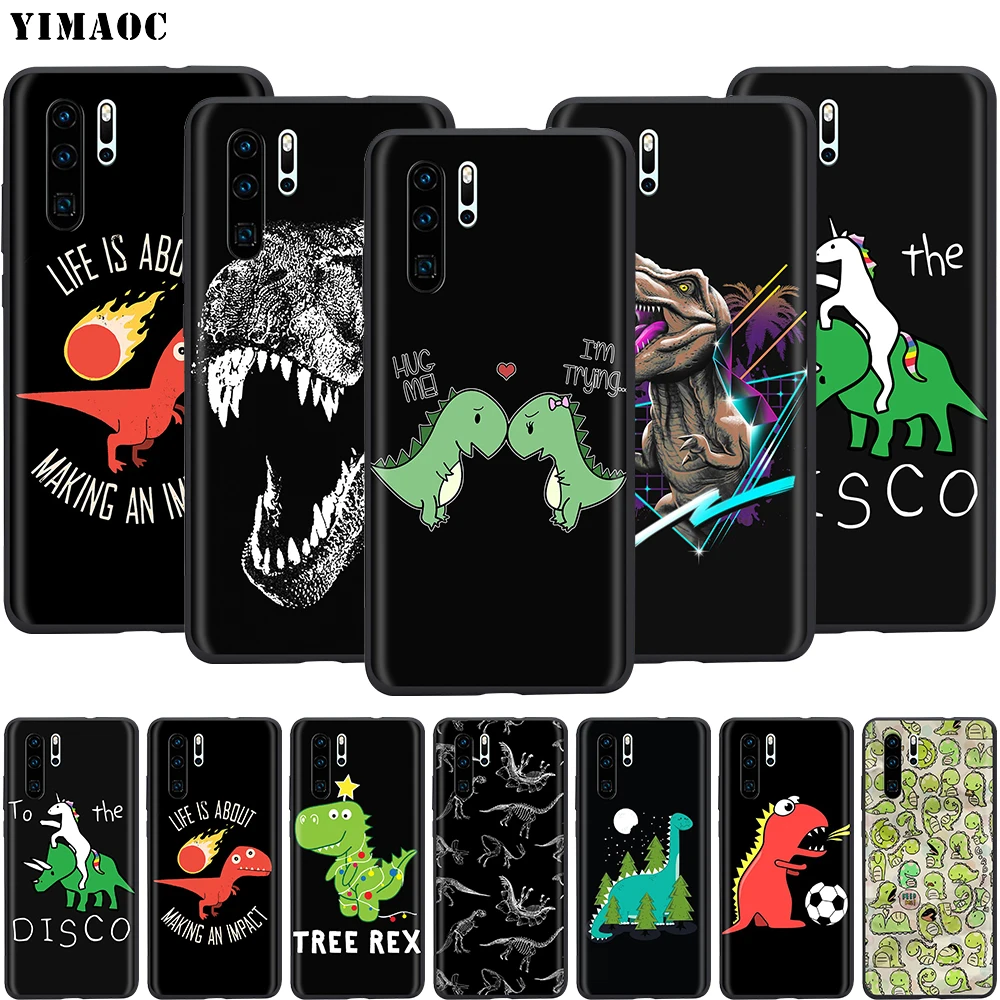 YIMAOC Cute Cartoon Dinosaur Case for Xiaomi 9T Pro CC9 A3 CC9E Redmi K20 7A Huawei Honor 20 9X P20 Lite Nova 5i Y9 | Мобильные