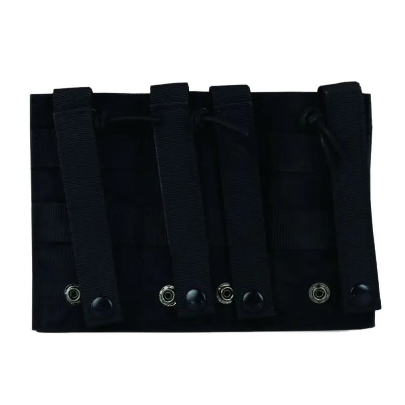 B Тактический MOLLE тройной Открытый Чехол для журналов FAST AK AR M4 FAMAS Mag сумка 1000D нейлон военный Пейнтбол оборудование - Цвет: B