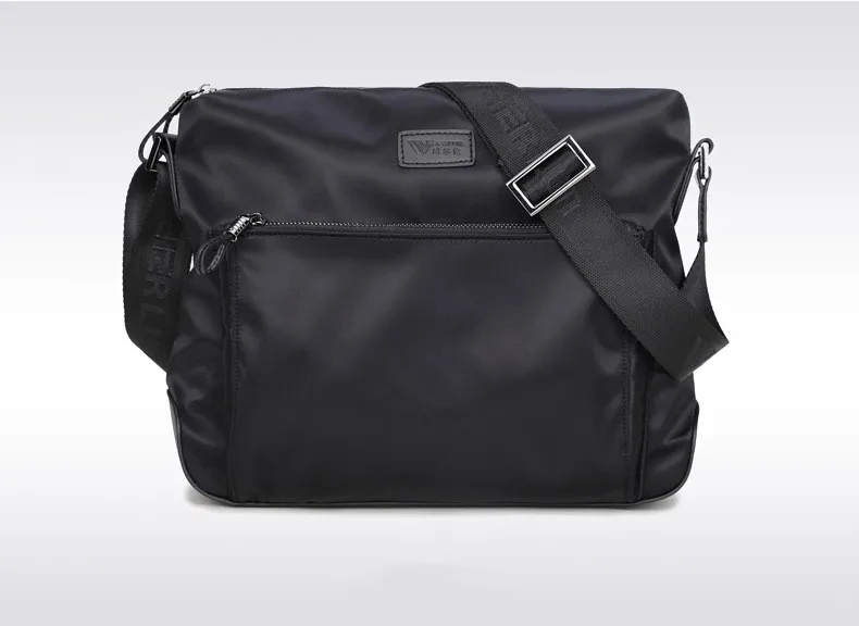 Black large Demitelly, новинка, модная, водонепроницаемая, мужская сумка на плечо, высокое качество, для путешествий, бизнес, мужская сумка-мессенджер, Большая вместительная, Оксфорд, сумка - Цвет: Black large
