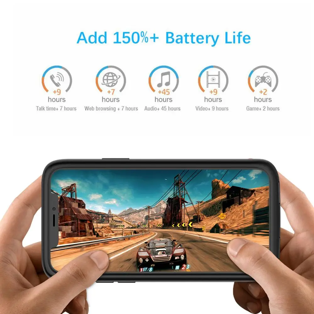 Чехол для зарядного устройства 5000 мАч для iPhone 11 11 Pro 11 Pro Max чехол для iPhone Xr X Xs Max 6 6s 7 8 Plus power Bank чехол для аккумулятора
