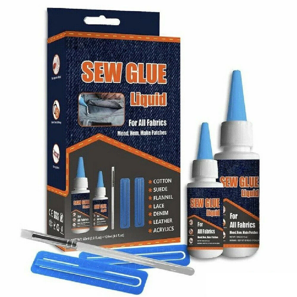 Strong Powder Adhesive Glue Kit Set 7 Second Quick Bonding Speedy Fix Repair Glu