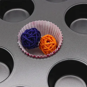 

6 Holes Square Cupcake Pan Muffin Tray Cupcake Mold Muffin Pan Carbon Steel Baking Pan Non Stick Bakeware Biscuit Pan #25