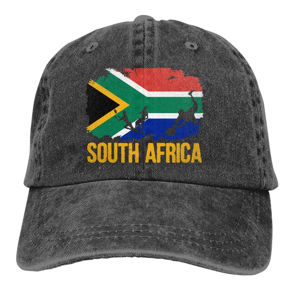 Южноафриканский Флаг Футбол Регби Мужская/Женская регулируемая бейсболка s джинсовая ткань хип-хоп кепка