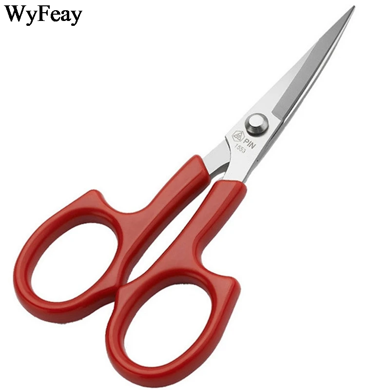 5.5" Embroidery Scissors for Needlework Cutting Head Up Scissors for Fabric Cross Stitch Tailor Scissor Tools Sewing Shears