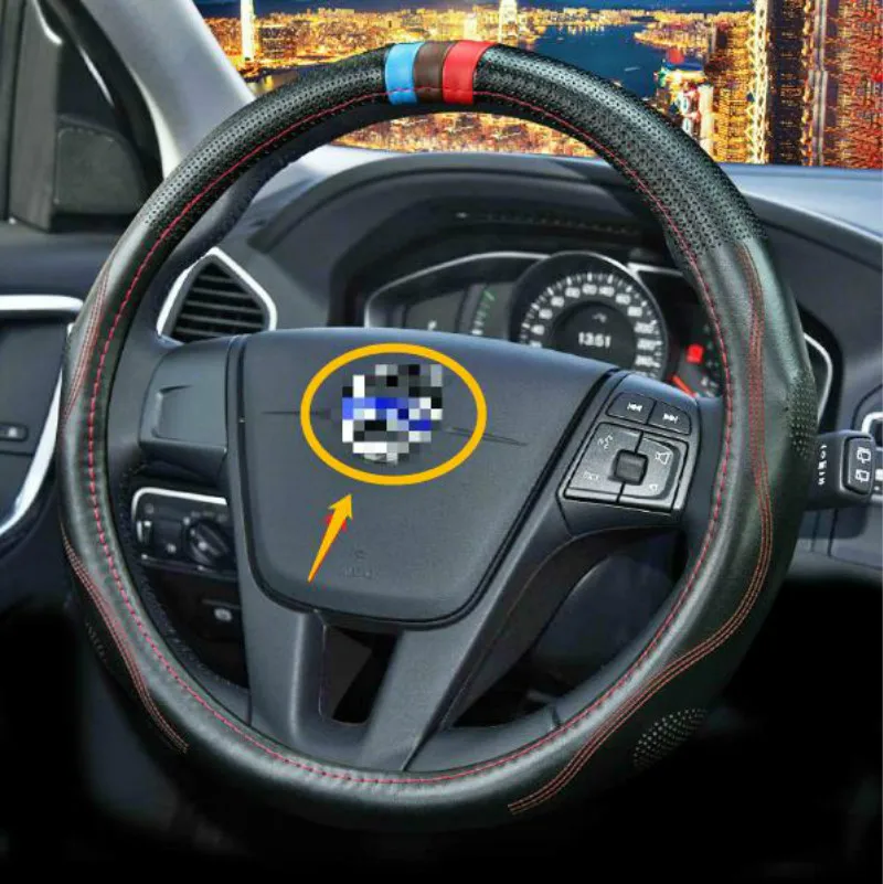 Оригинальный логотип автомобиля наклейки для Volvo xc60 s60 v60 подушка безопасности на