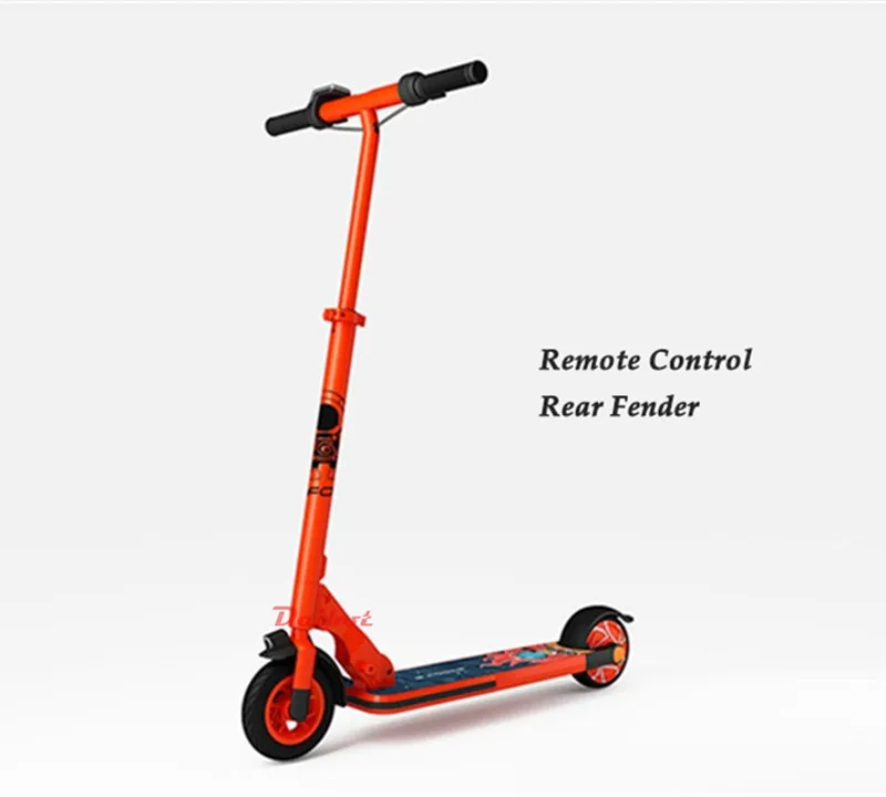 Daibot Portable Electric Scooter 2 Wheel Electric Scooters RemoteHand Brake AdultKids Yellow Folding Electric Kick Scooters  (1)