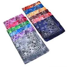 Tie Dye Bandana Cotton Paisley Bandanas Headbands Cowboy Handkerchiefs for Men and Women Colorful Hip-Hop Cycling Outdoor