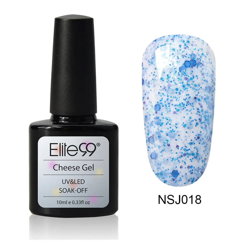 NSJ018 Elite99 сырный песочный гель для ногтей с молочной цветной гелевой краской Полупостоянный Гель-лак для ногтей маникюр геллак верхнее покрытие гибрид - Цвет: NSJ018
