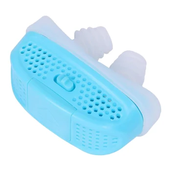 

Anti Snoring Device Breathing Apparatus Health Care Mini Apnea Electric Stopper Guard Relieve Night Sleeping Aid Battery Powered