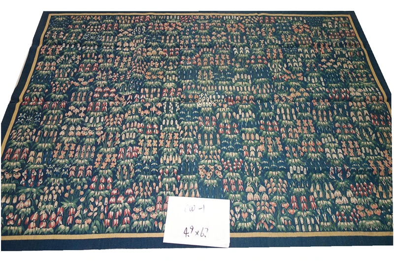 Шерсть aubusson Ковры Ручной Вязки для гостиной узор квадратный натуральный