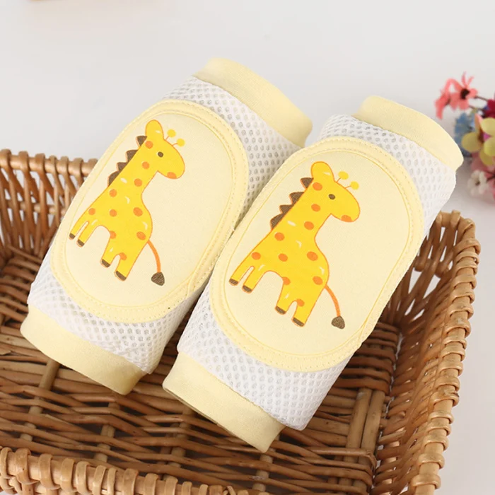 1 пара, детские защитные наколенники, носки для малышей, короткий наколенник защита для ползающего ребенка M09
